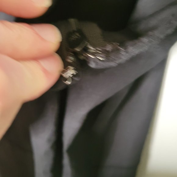 Eileen Fisher Women's XL Black Organic Cotton Tank Apron Dress Side Zip closure - Picture 9 of 10